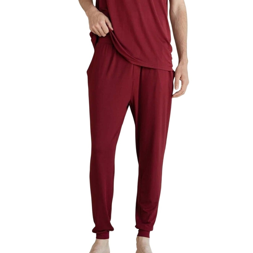 Cozy Earth Mens Bamboo Stretch Pajama Jogger XXL Pomegranate‎ MSKBPJJXXLPO4326